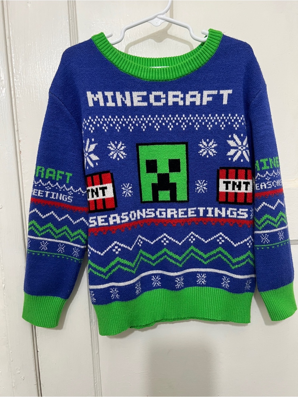 Boys Minecraft Holiday Sweater
